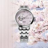Seiko Presage Automatic Silver Steel Pink Dial 41.80mm Watch SSA465J1
