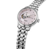 Seiko Presage Automatic Silver Steel Pink Dial 41.80mm Watch SSA465J1