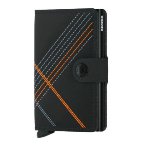 Secrid Miniwallet Stitich Linea Orange