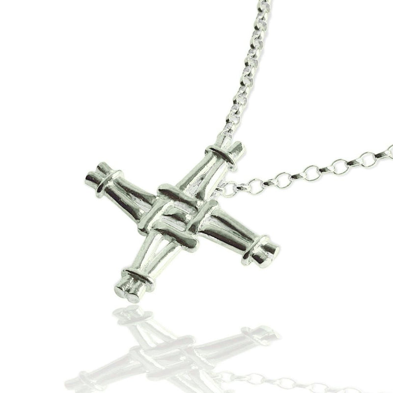 Martina Hamilton Sterling Silver St Brigid's Cross Necklace
