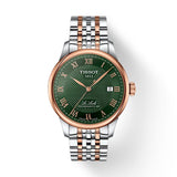 Tissot Le Locle Automatic Two Tone Steel Green Dial 39.30mm Watch T0064072209301
