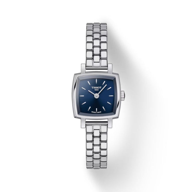Tissot Lovely Square Quartz Silver Steel 20mm Ladies Watch T0581091104101