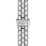 Tissot Lovely Square Quartz Silver Steel 20mm Ladies Watch T0581091104101