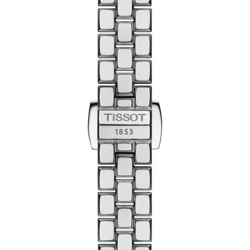 Tissot Lovely Square Quartz Silver Steel 20mm Ladies Watch T0581091104101