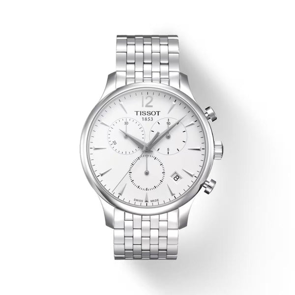 Tissot Tradition Quartz Silver Steel 42mm Watch T0636171103700