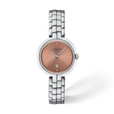 Tissot Flamingo Quartz Silver Steel Pink Dial 30mm Watch T0942101133600
