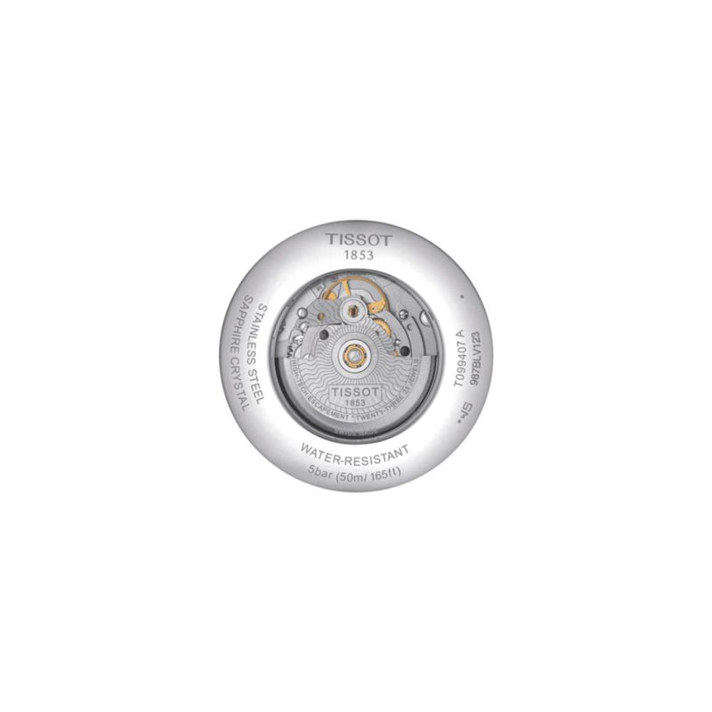 Tissot Chemin Des Tourelles Powermatic 80 Silver Steel Watch T0994071103800