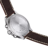 Tissot Chrono XL Vintage Quartz Silver Steel Leather Strap 45mm Watch T1166171604200