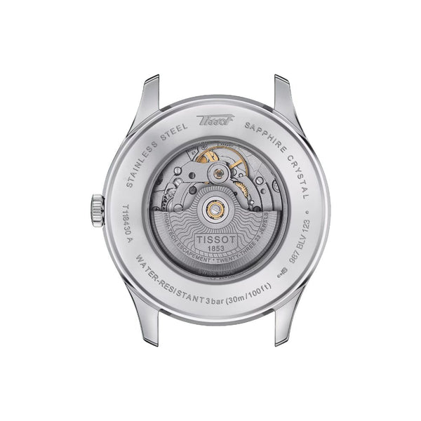 Tissot Heritage Visodate Powermatic 80 Black Leather 42mm Mens Watch T1184301602100