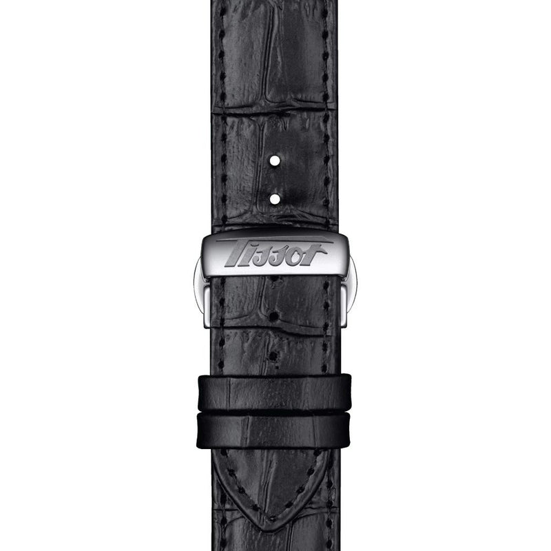 Tissot Heritage Visodate Powermatic 80 Black Leather 42mm Mens Watch T1184301602100
