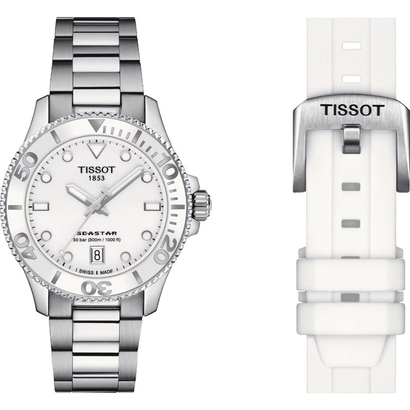 Tissot Seastar 1000 Quartz Silver 36mm Watch T1202101101100