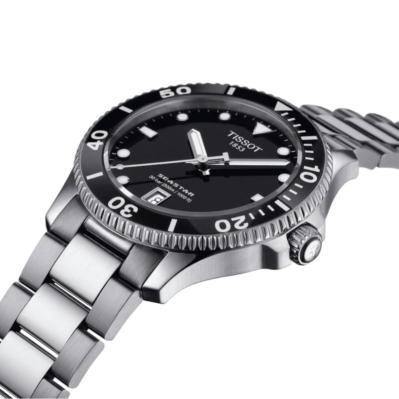 Tissot Seastar 1000 Quartz Silver Steel 40mm Watch T1204101105100