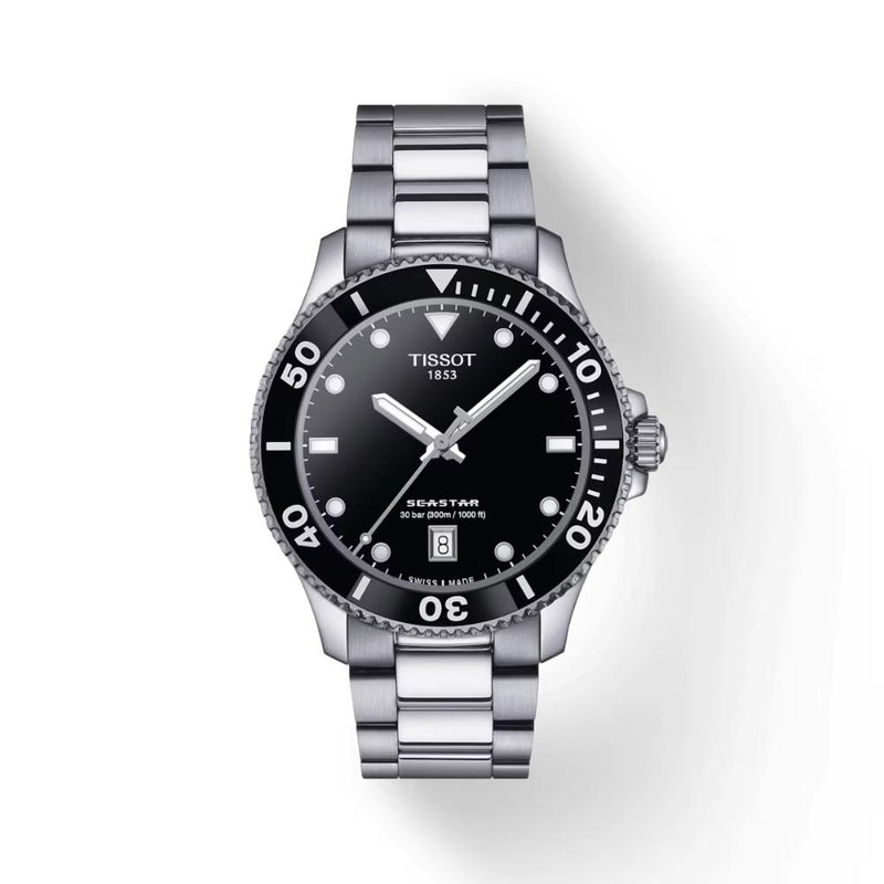 Tissot Seastar 1000 Quartz Silver Steel 40mm Watch T1204101105100