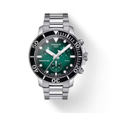 Tissot Seastar 1000 Quartz Chronograph Green Dial Steel 45.5mm Watch T1204171109101