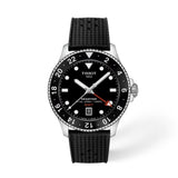 Tissot Seastar 1000 Quartz Black Dial Black Rubber Strap 40mm Watch T1208521705100