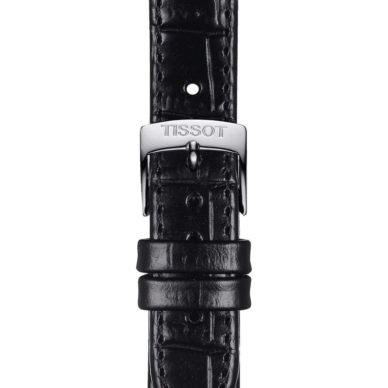 Tissot Carson Premium Lady Black Leather 30mm Ladies Watch T1222101603300