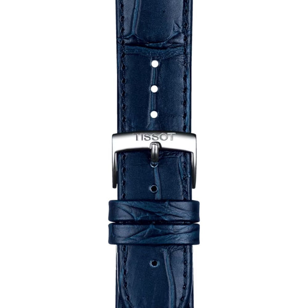 Tissot Carson Premium Chronograph Quartz Blue Leather 40mm Mens Watch T1224101604300