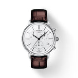 Tissot Carson Premium Chronograph Quartz Brown Leather 41mm Watch T1224171601100