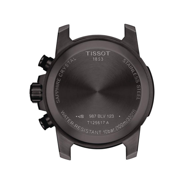 Tissot Supersport Chrono Quartz Black Steel 45.5mm Mens Watch T1256173305100