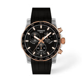 Tissot Supersport Quartz Black PVD Steel Black Rubber Strap 42mm Watch T1254172705100