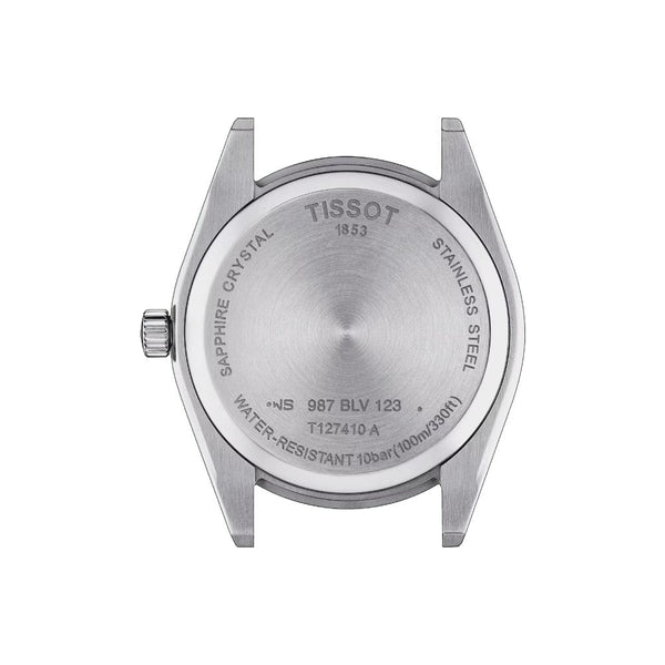 Tissot Gentleman Quartz Steel Black Dial 40mm Watch T1274101105100