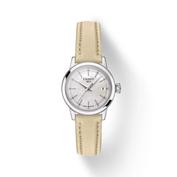 Tissot Classic Dream Quartz Mother of Pearl Dial Leather Strap 28mm Watch T1292101611100