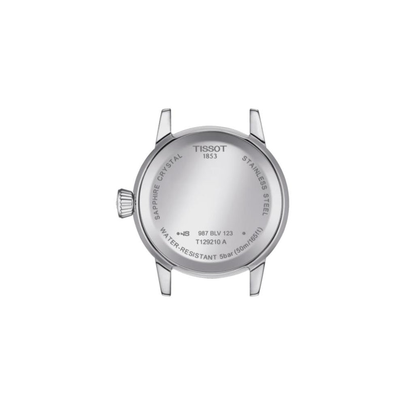 Tissot Classic Dream Quartz White Steel 28mm Ladies Watch T1292101101300