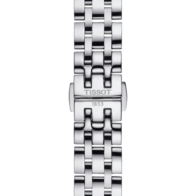 Tissot Classic Dream Quartz White Steel 28mm Ladies Watch T1292101101300