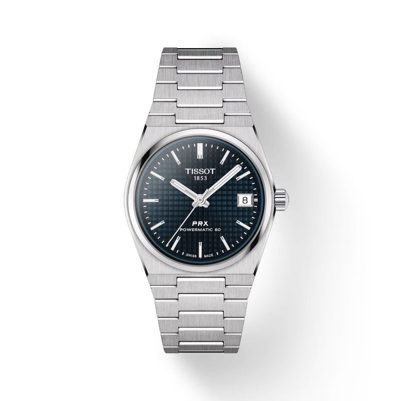 Tissot PRX Powermatic 80 Silver Steel Dark Blue Dial 35mm Ladies