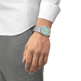 Tissot PRX Quartz Mint Green 40mm Steel Watch T1374101109101