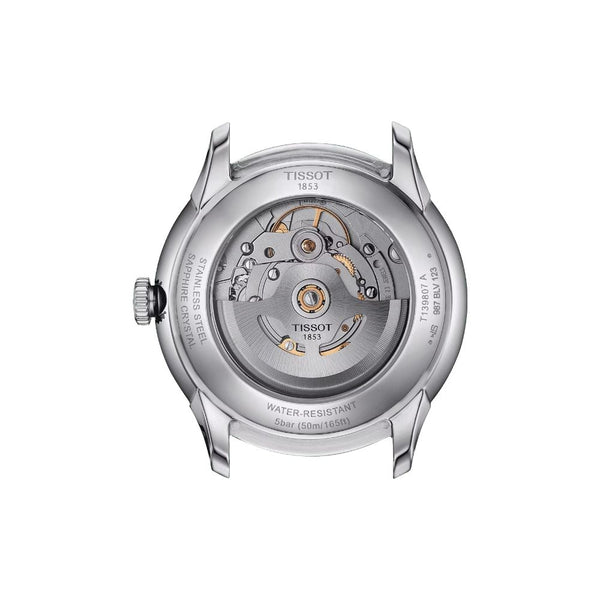 Tissot Chemin des Tourelles Powermatic 80 Blue Dial 39mm Mens Watch T1398071604100
