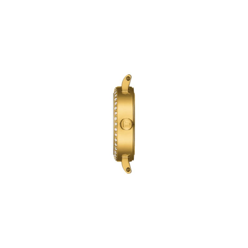 Tissot Lovely Quartz Gold Tone 19.5mm Ladies Diamond Watch T1400096302600