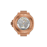 Tissot T-Race Automatic Rose Gold Steel Black Dial 41mm Watch T1418073705100