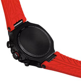 Tissot T-Race Quartz Grey Dial Red Silicon Strap 45mm Watch T1414173706101