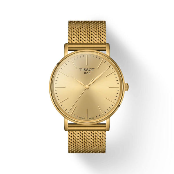 Tissot Everytime Gent Quartz Gold Steel 40mm Watch T1434103302100