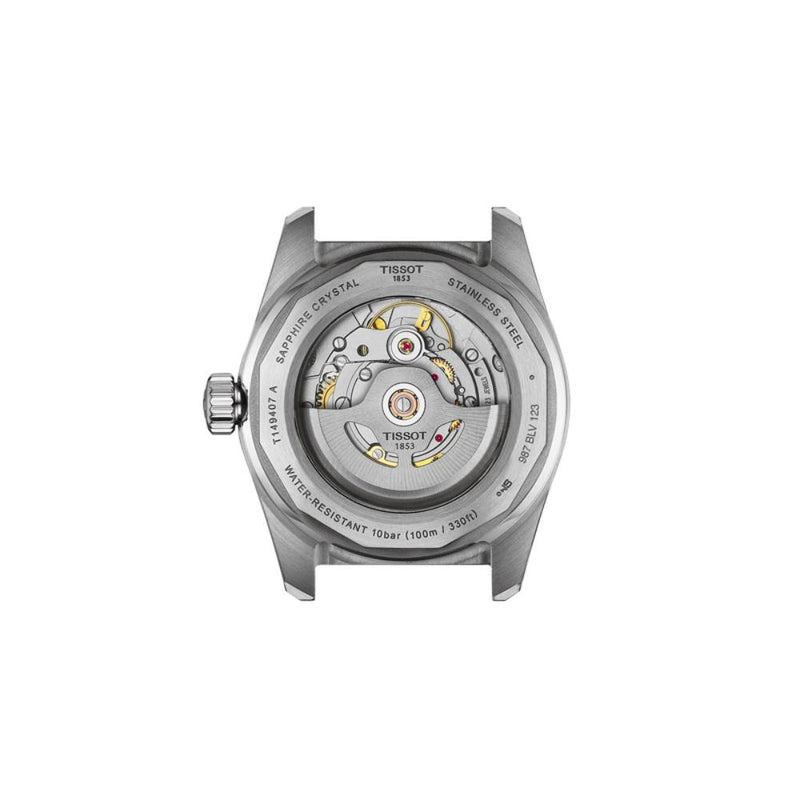 Tissot PR516 Powermatic 80 Gold Tone Steel White Dial 38mm Watch T1494072201100