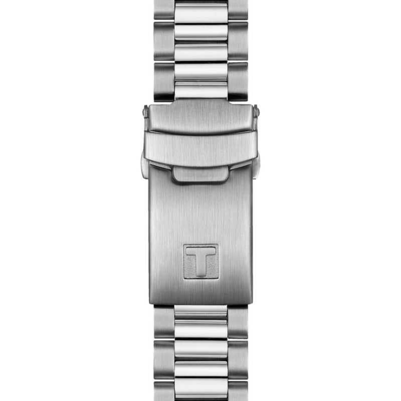 Tissot PR516 Chronograph Quartz Silver Steel Blue Dial 40mm Watch T1494171104100
