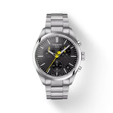 Tissot PR 100 Tour De France Quartz Silver Steel Black Dial 40mm Watch T1504171105100