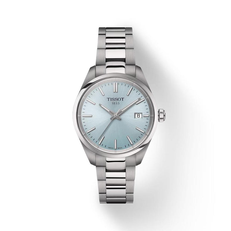 Tissot PR100 Quartz Ice Blue Dial 34mm Watch T1502101135100