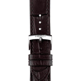 Tissot PR100 Brown Leather Sliver Dial 40mm Watch T1504101603100