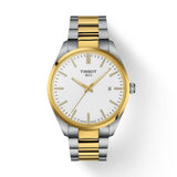 Tissot PR 100 Quartz Two Tone Steel White Dial 40mm Watch T1504102201100