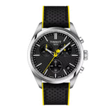 Tissot PR 100 Tour De France Quartz Silver Steel Black Dial 40mm Watch T1504171105100