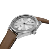 Tissot PRC 100 Solar Brown Leather Strap 39mm Watch T1514221603100