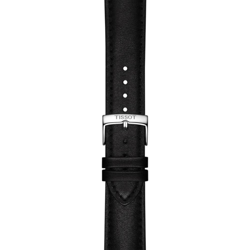 Tissot Classic Dream Automatic Silver Steel Leather Strap 40mm Watch T1584071604100