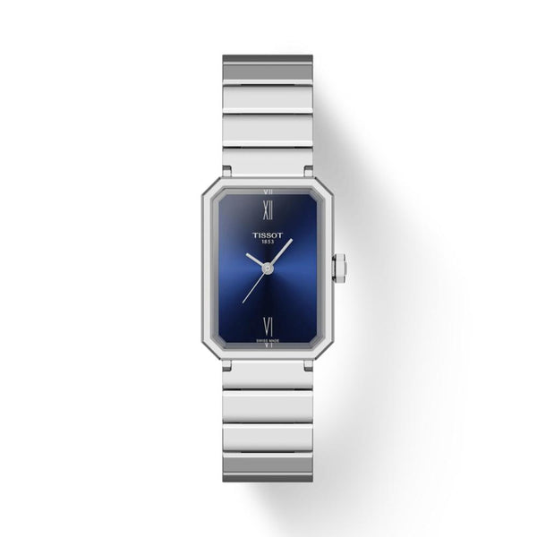 Tissot RSV Quartz Silver Steel Blue Dial 30mm Watch T160101104300