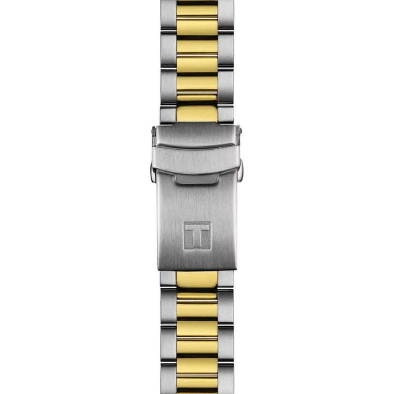 Tissot Seastar 1000 Quartz GMT Gold PVD Steel Black Dial 40mm Watch T1208522205100