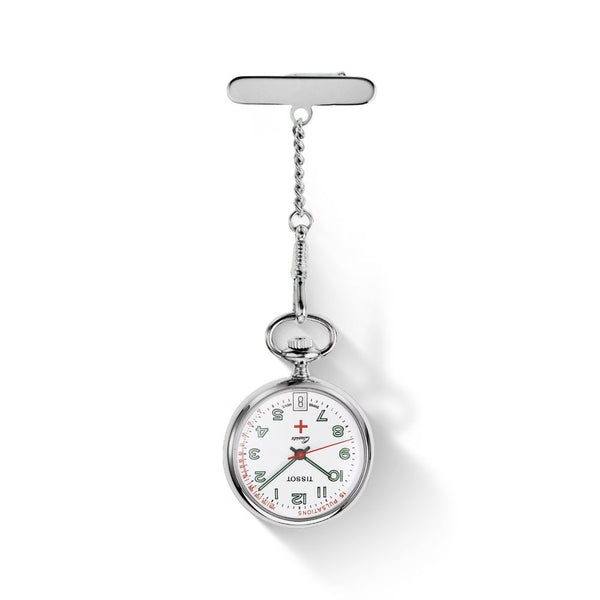 Tissot Quartz T-Pcoket Silver Pendants Watch T81722212