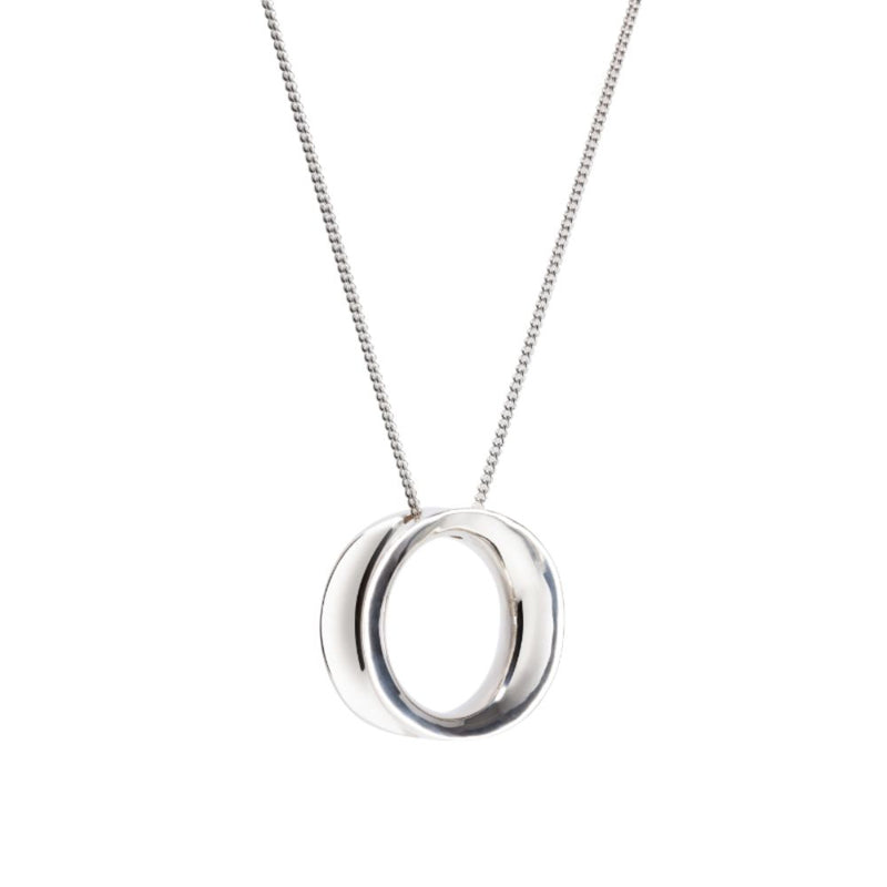 Maureen Lynch Wave Sterling Silver Large Necklace
