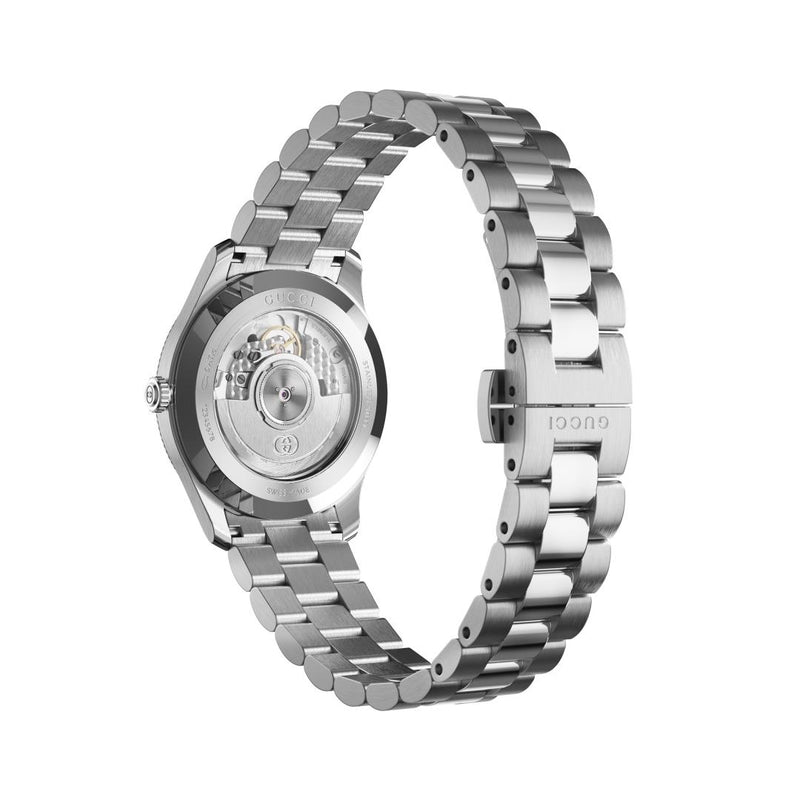 Gucci G-Timeless Automatic Black Dial Steel 40mm Watch YA126388