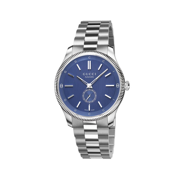 Gucci G-Timeless Automatic Blue Dial Steel 40mm Watch YA126389